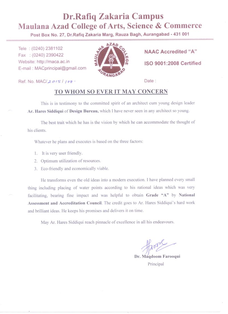 Maulana Azad College Of Arts, Science & Commerce.